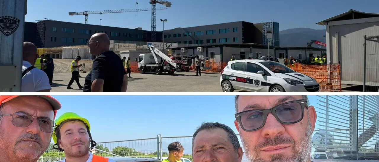 Incendio al cantiere dell’ospedale Sibaritide, De Lorenzo (Fillea Cgil): «Nessun ferito grave ma si faccia luce su questi episodi»\n
