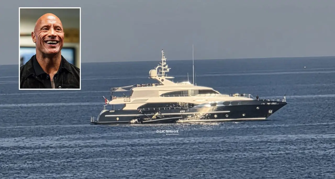 Le star di Hollywood scelgono la Calabria, il super yacht di The Rock avvistato\u00A0a Le Castella
