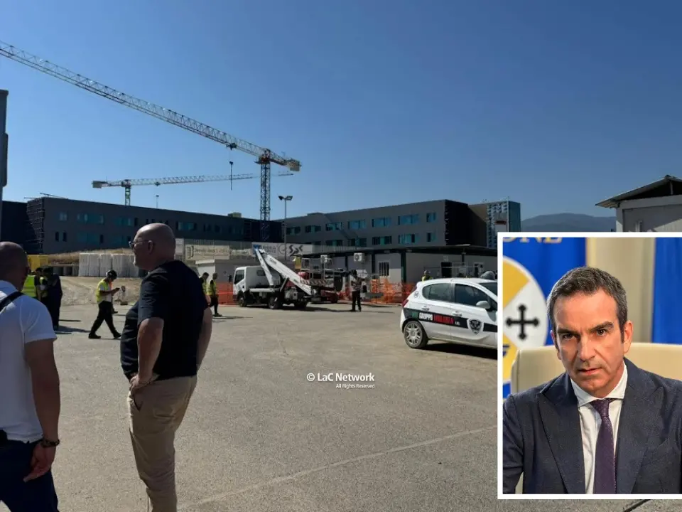 Incendi nei cantieri dell’ospedale della Sibaritide, Occhiuto: «La Calabria perbene non tollera più minacce e sopraffazioni»