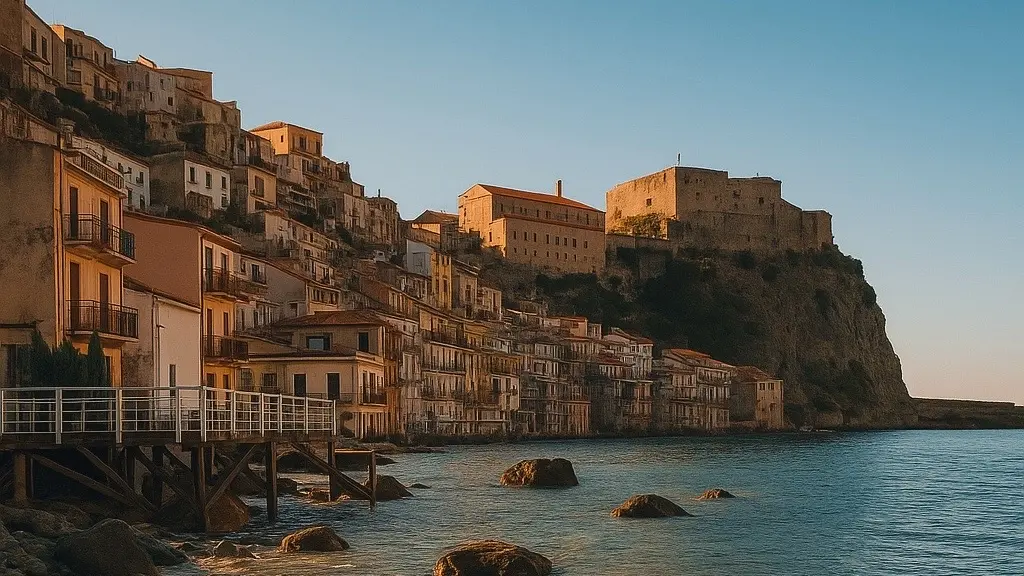 <p>Una bellissima veduta di Scilla, nell&#39;istantanea realizzata da Giuseppe Scuticchio</p>\\n