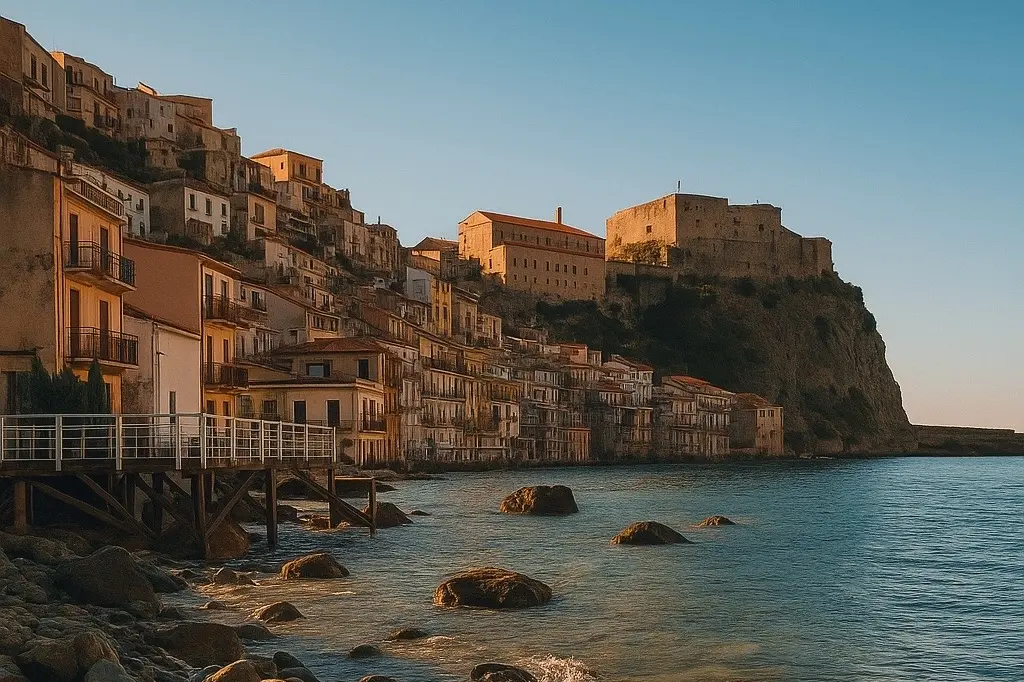 <p>Una bellissima veduta di Scilla, nell&#39;istantanea realizzata da Giuseppe Scuticchio</p>\\n