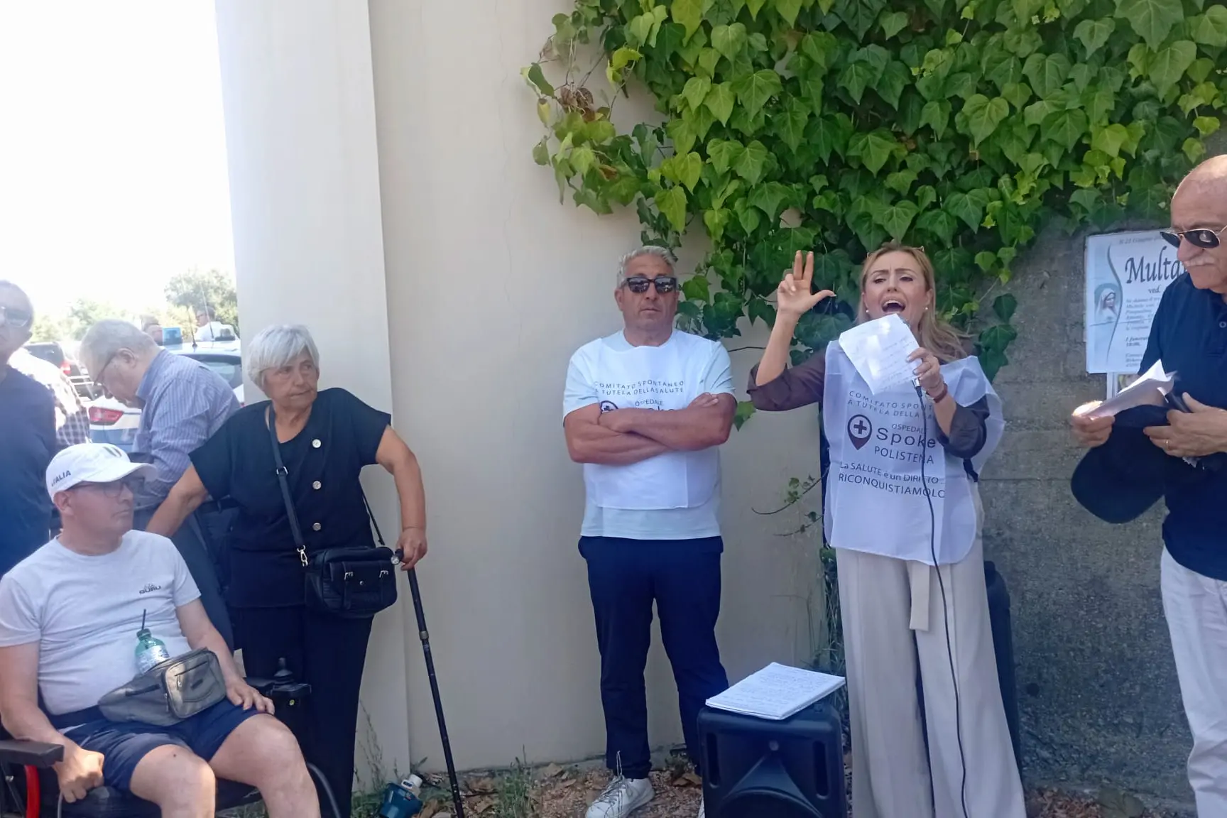 Alcuni dei partecipanti alla manifestazione