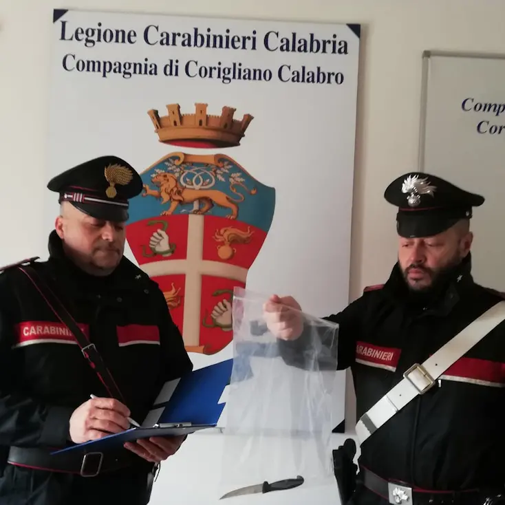 Tenta di uccidere il padre con un coltello, arrestato dai carabinieri
