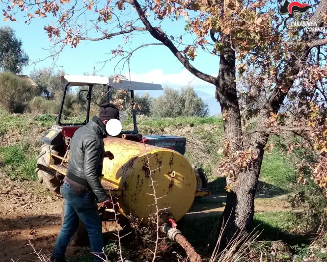 Sversava residui di un frantoio oleario su un terreno, due denunce