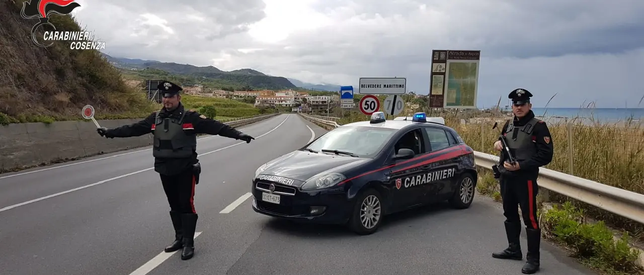 Belvedere Marittimo, arrestato pusher dopo blitz dei carabinieri
