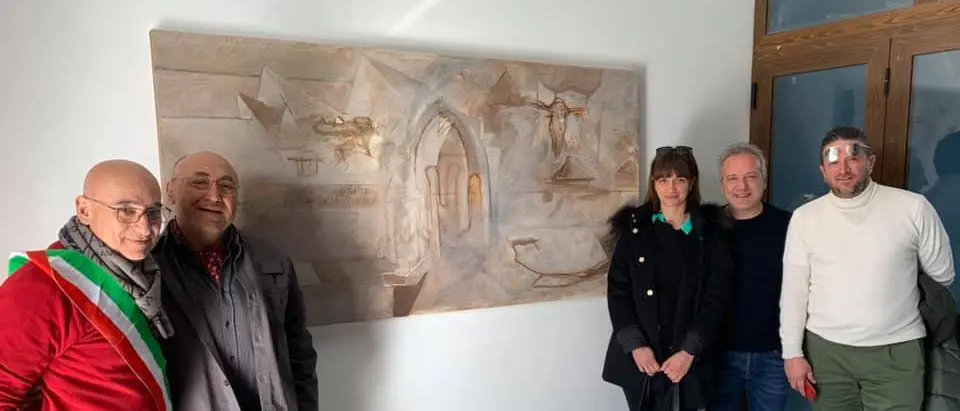 Trebisacce, il pittore Epeo dona un'opera alla cittadinanza