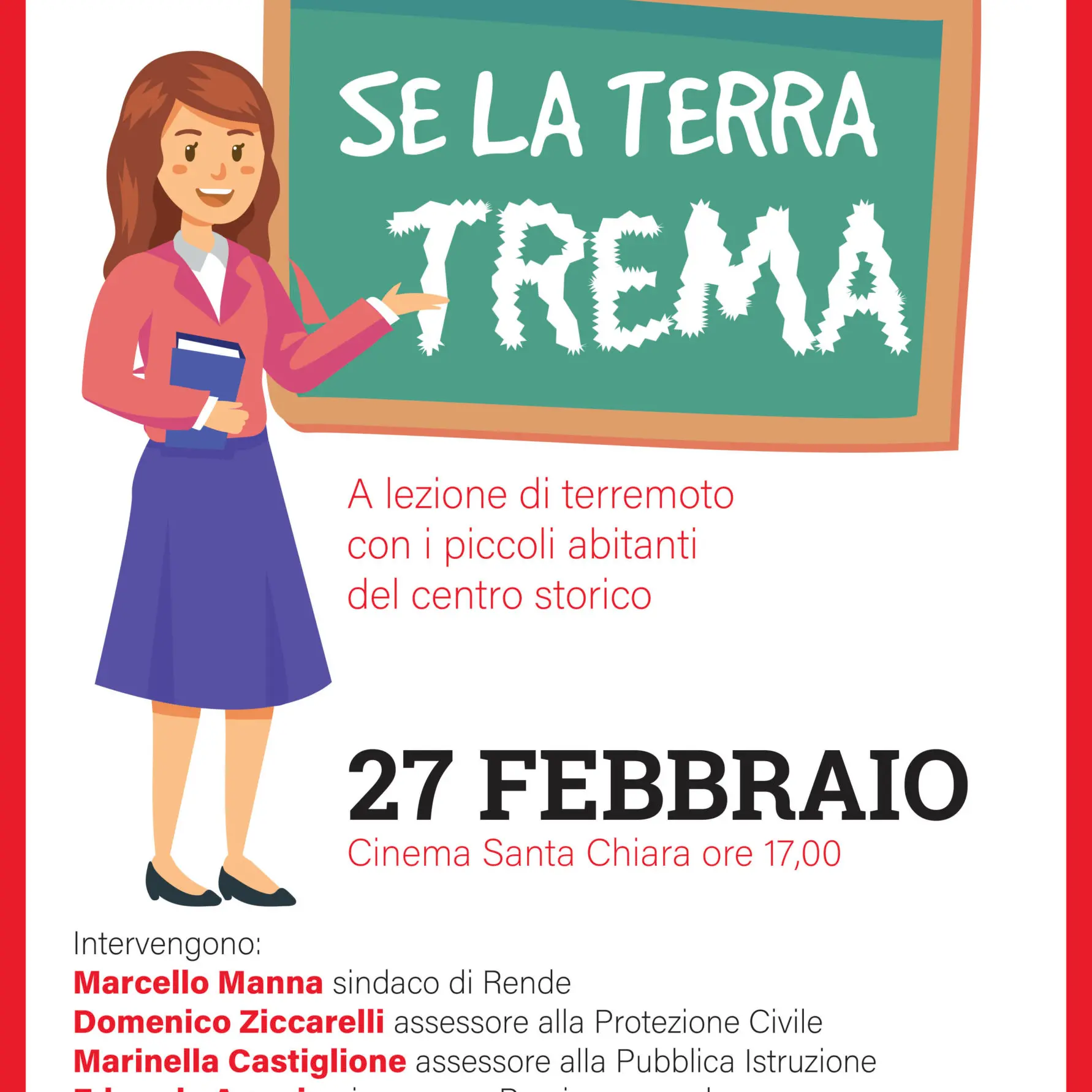“Se la terra trema”: a Rende incontro con i piccoli abitanti del centro storico