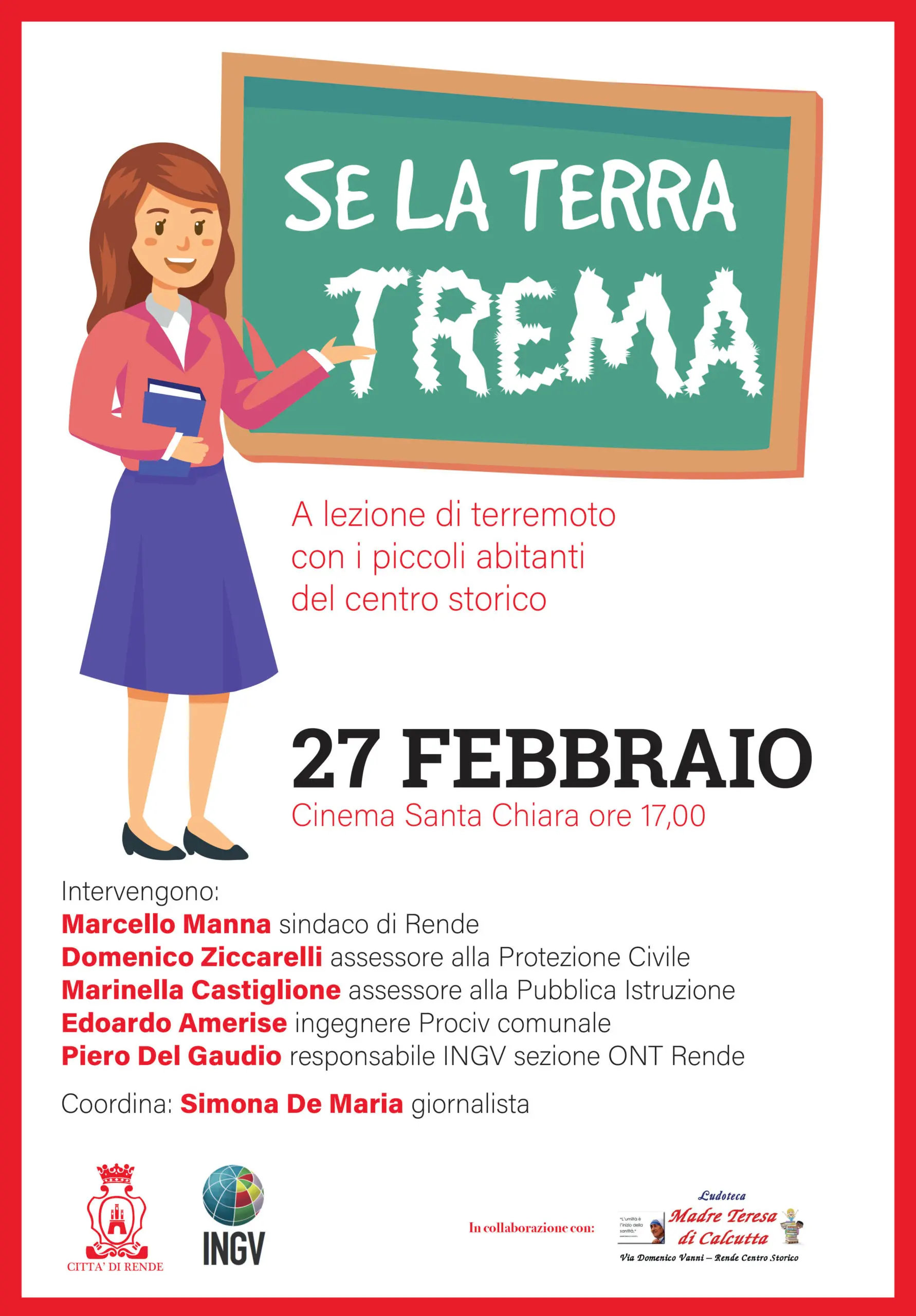 “Se la terra trema”: a Rende incontro con i piccoli abitanti del centro storico