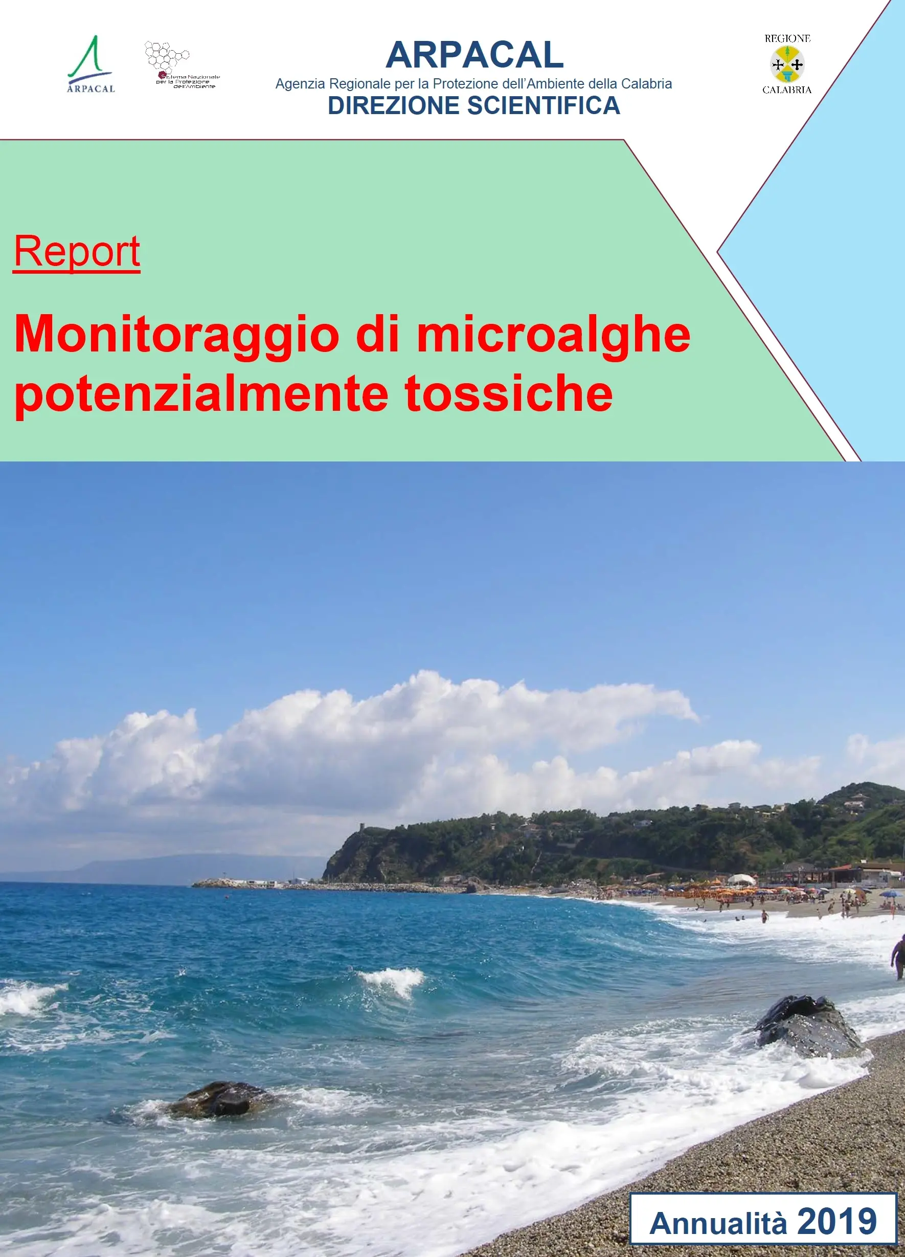 Microalghe potenzialmente tossiche: online il rapporto 2019 per la Calabria