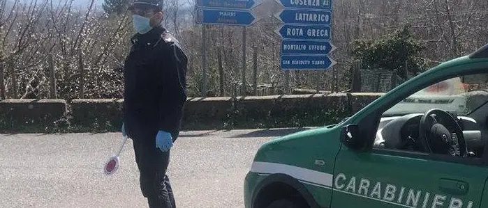 Coronavirus, in giro senza un valido motivo: 4 denunce a Lattarico