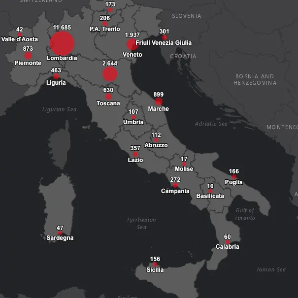 In Calabria 60 casi di coronavirus: peggiora la situazione a Cosenza