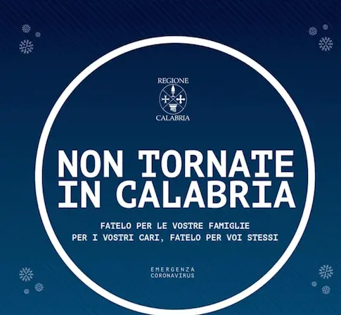 Jole Santelli: «Vi prego, non tornate in Calabria, salute a rischio»