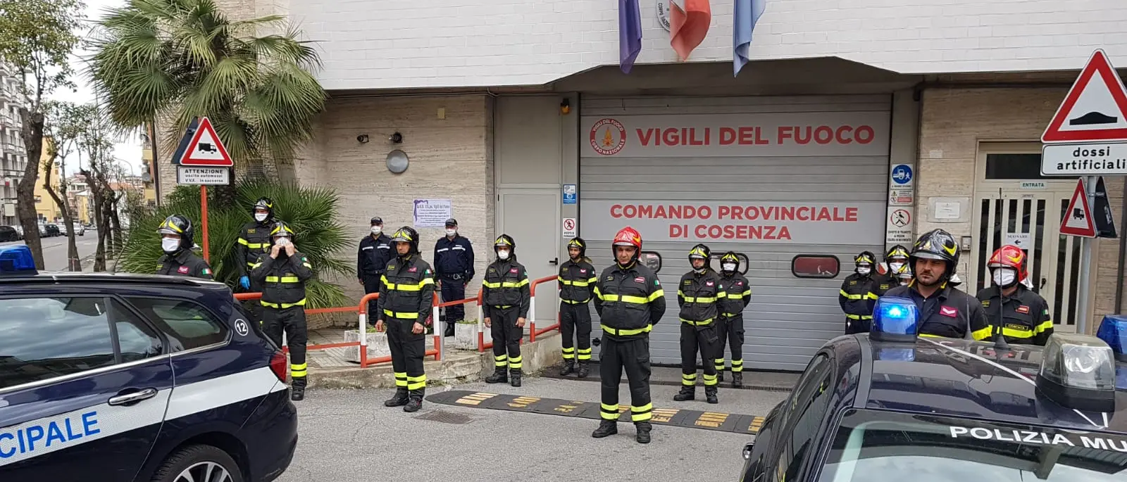 Cosenza, i vigili urbani ricordano il vigile del fuoco Bonaventura Ferri