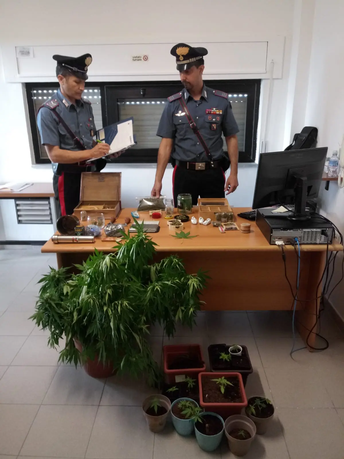 San Demetrio Corone, avevano il monopolio sulla marijuana: 4 arresti