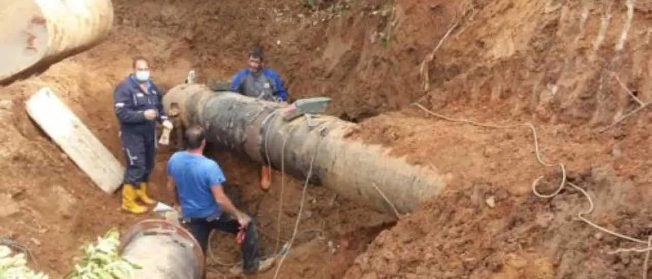 Acquedotto Abatemarco, riparata la condotta\n