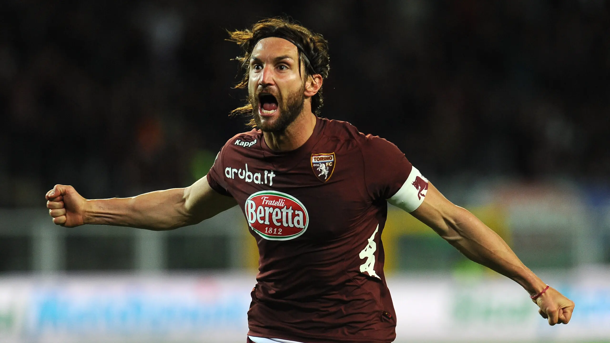 TURIN, ITALY - MAY 19: Rolando Bianchi of Torino FC celebrates a goal during the Serie A match between Torino FC and Calcio Catania at Stadio Olimpico di Torino on May 19, 2013 in Turin, Italy. (Photo by Valerio Pennicino/Getty Images) , Getty Images