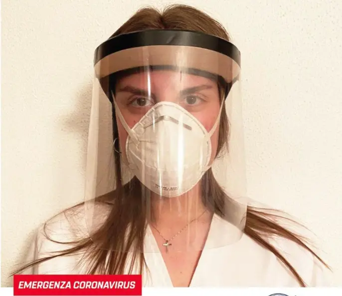 Azienda di Rende crea visiere protettive donandole al personale sanitario