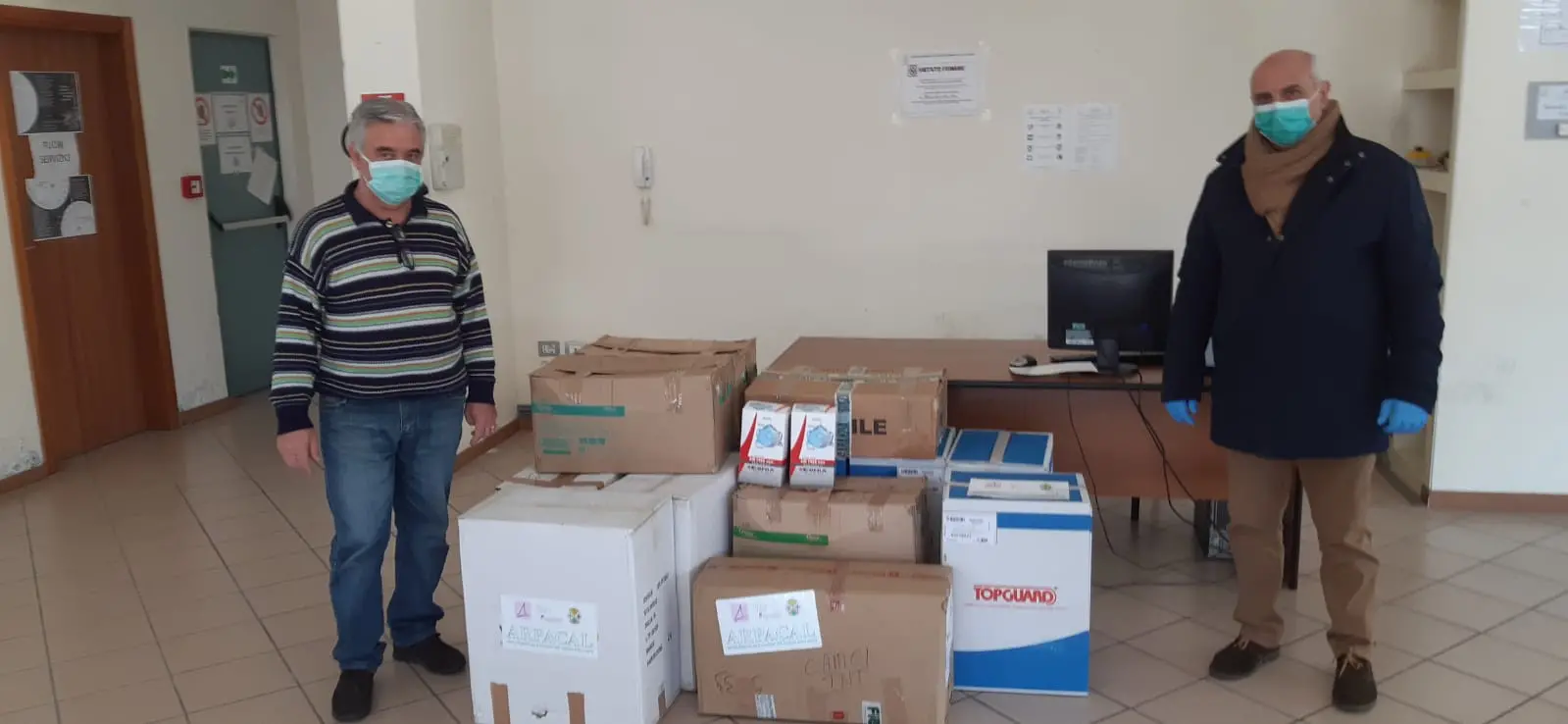 Emergenza coronavirus: Arpacal dona dispositivi di protezione all'ASP di Vibo Valentia