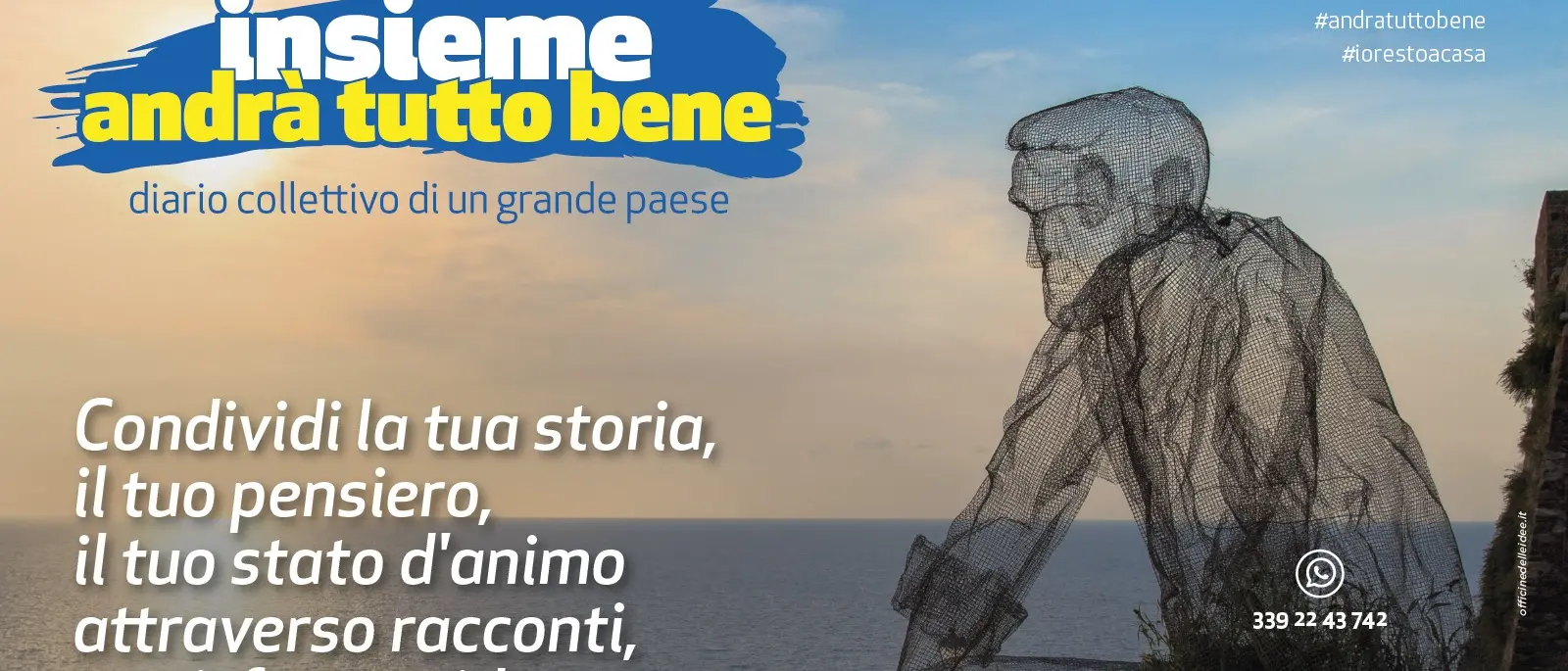 Il progetto \"Insieme andrà tutto bene\" sulla radiotelevisione svizzera