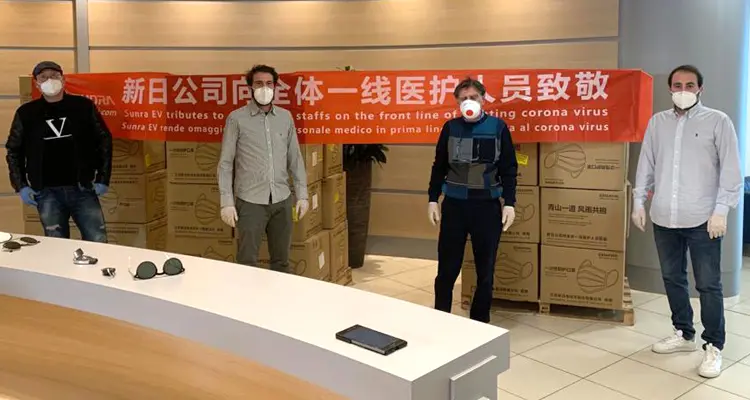 100mila mascherine all'Ordine dei medici. Donazione record dalla Cina