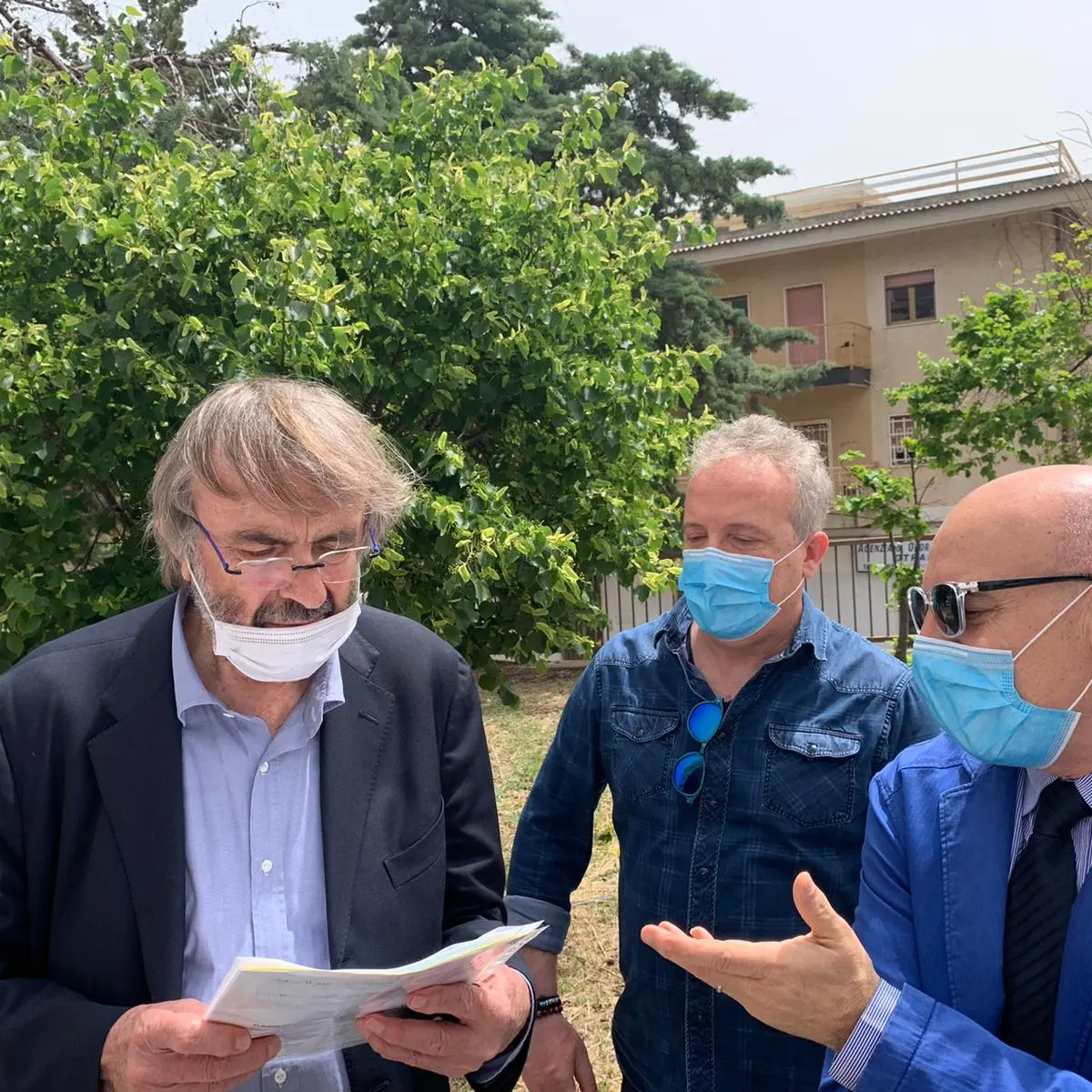 Il commissario Zuccatelli in visita al \"Chidichimo\" di Trebisacce