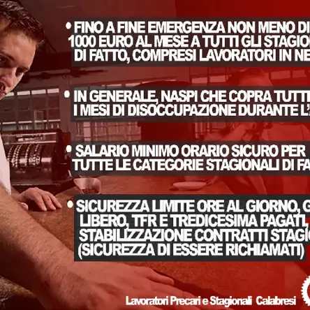 Lavoratori stagionali calabresi in mobilitazione