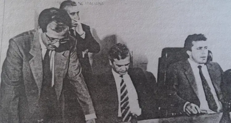 C'è Gigi Simoni in Tribuna numerata