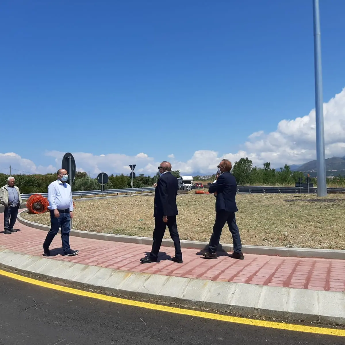 Rotatoria Scalea-Santa Domenica Talao, Iacucci: «Strada più sicura»