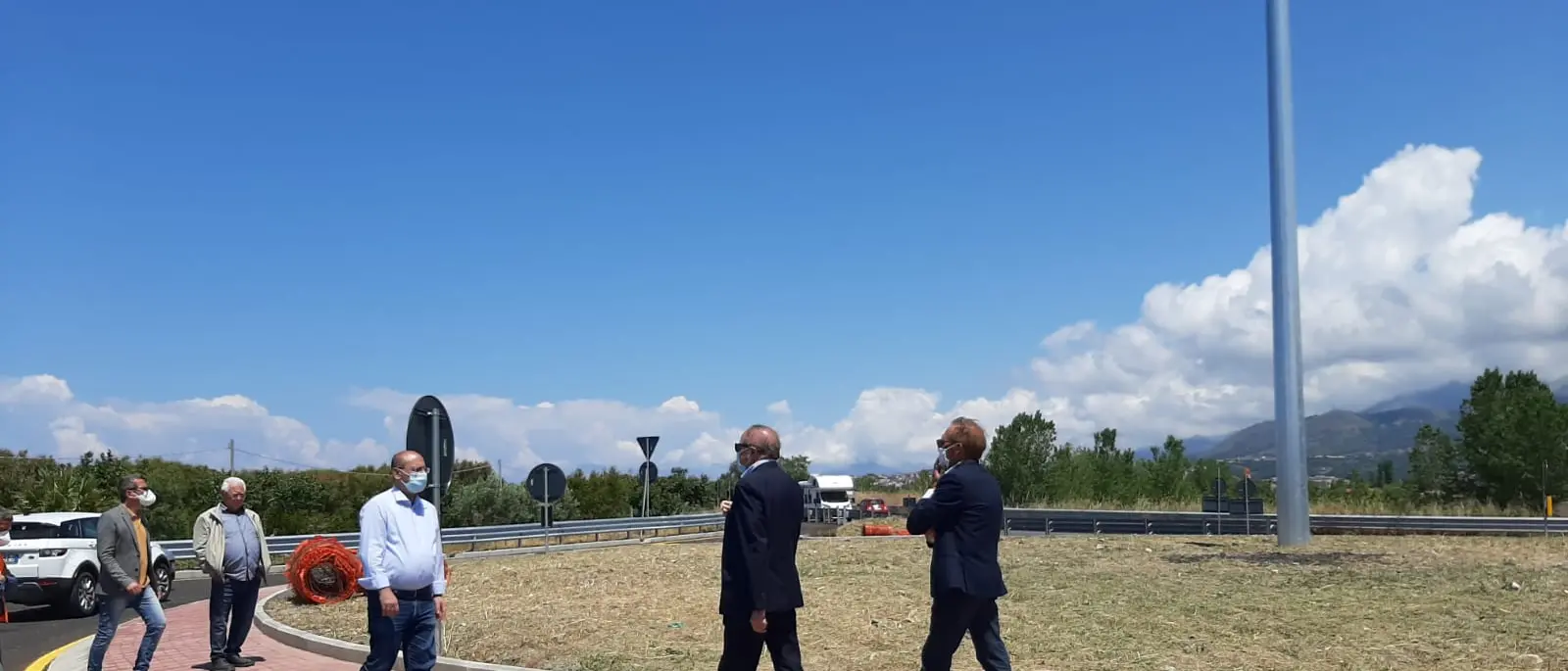 Rotatoria Scalea-Santa Domenica Talao, Iacucci: «Strada più sicura»