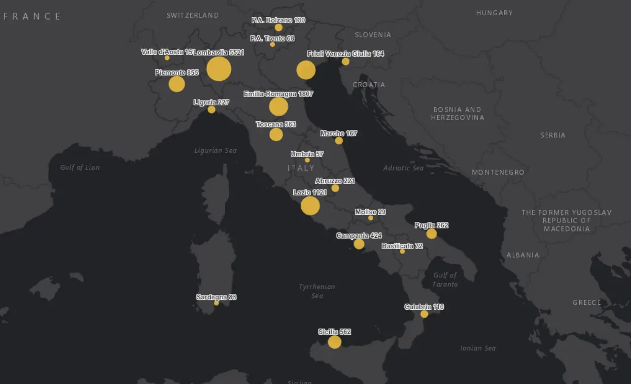 In Italia quasi 500 nuovi casi di coronavirus: oggi si contano dieci morti