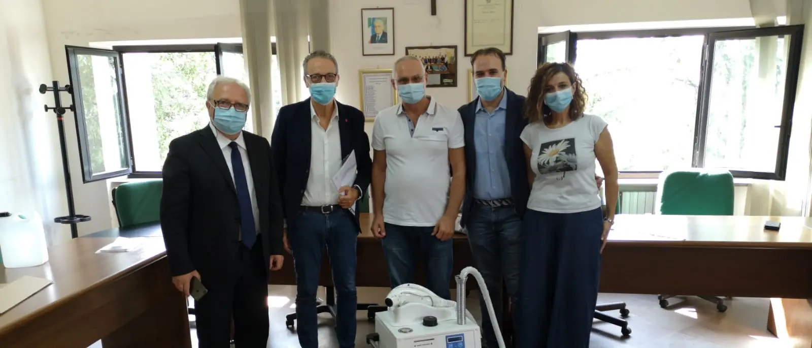 Casali del Manco, il comune dona un sanificatore all’Azienda Ospedaliera di Cosenza