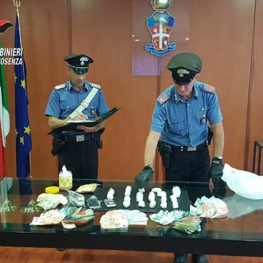 Cosenza, droga e soldi nel controsoffitto di casa: arrestati madre e figlio