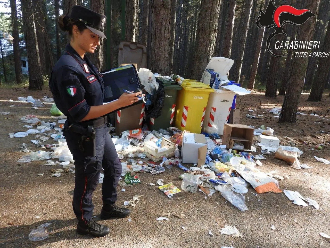Abbandono rifiuti in Sila, identificati e sanzionati i trasgressori