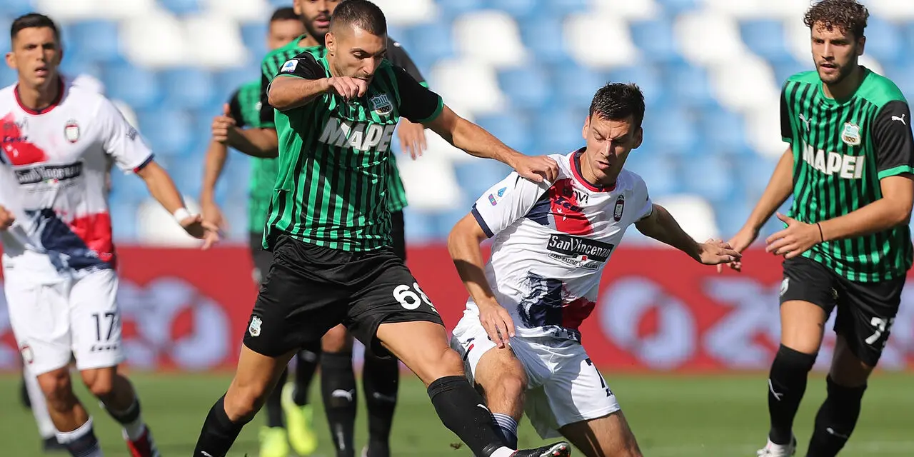 Crotone ancora ko. Contro il Sassuolo finisce 4-1: il tabellino