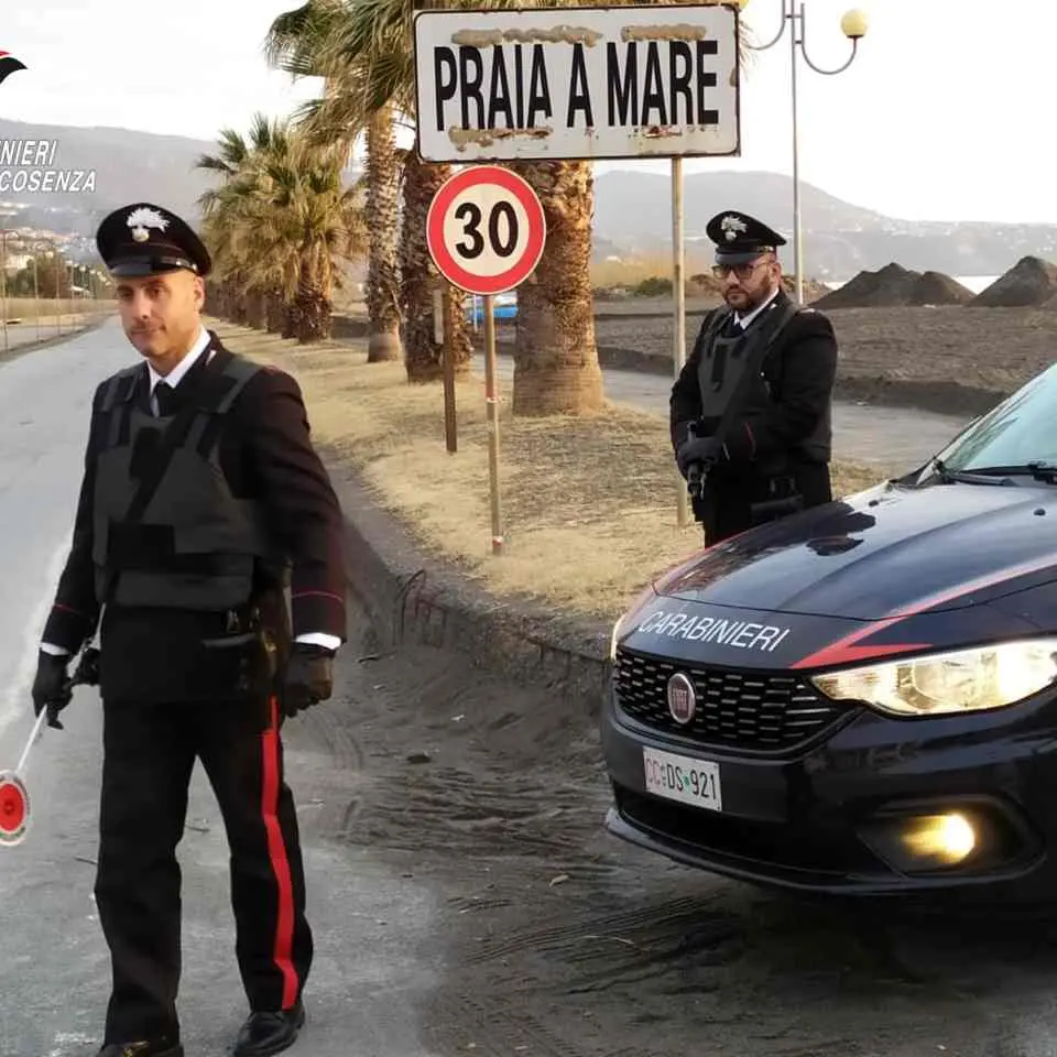 I carabinieri arrestano tre persone tra Scalea e Praia a Mare