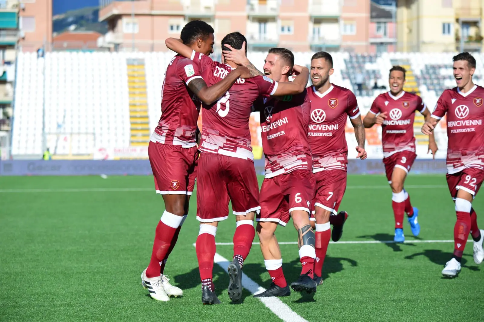 Virtus Entella-Reggina, amaranto beffati nel finale: ecco il tabellino