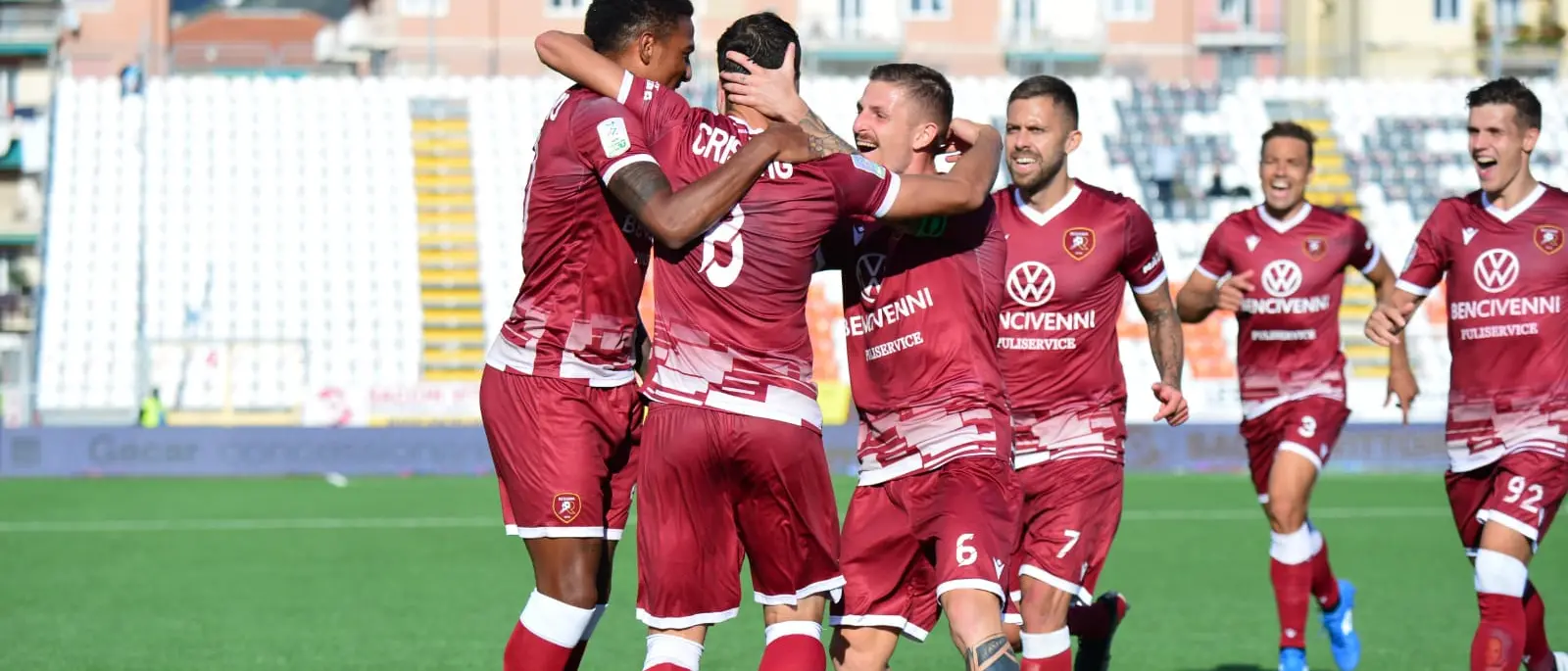 Virtus Entella-Reggina, amaranto beffati nel finale: ecco il tabellino