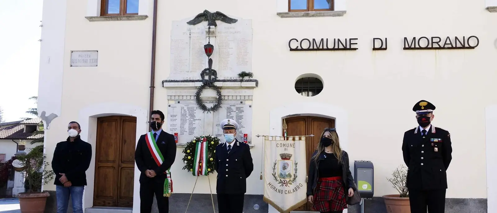 Morano, l'amministrazione comunale onora i caduti di tutte le guerre