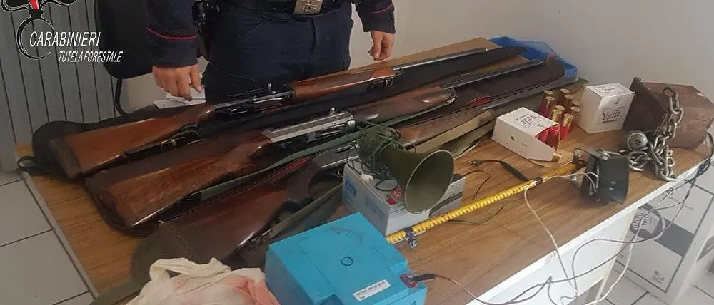 Cassano Jonio, denunciati tre cacciatori