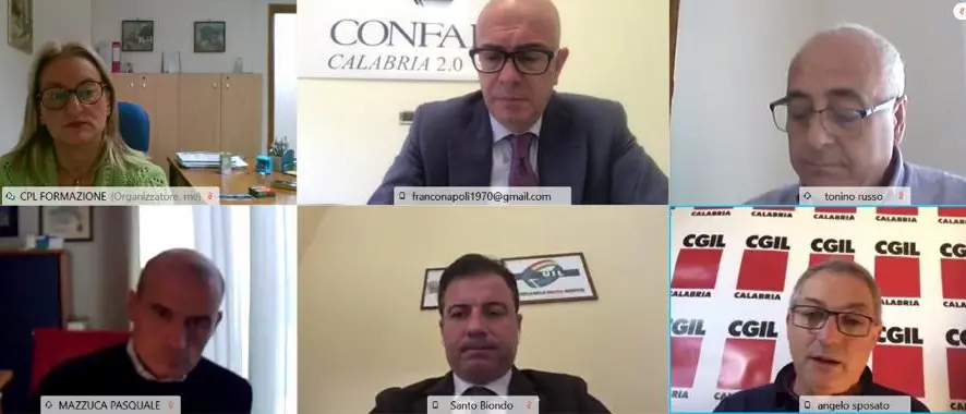 Incontro tra Confapi Calabria e i sindacati calabresi: Cgil, Cisl, Uil