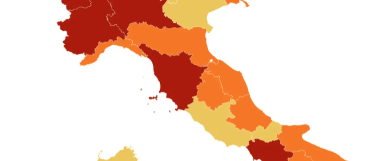 Italia verso la \"zona rossa\": altre due regioni vanno in \"lockdown\"