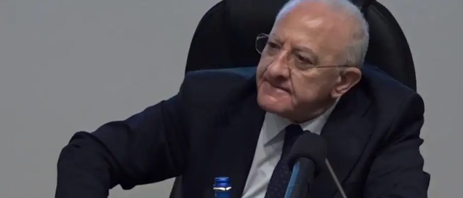 De Luca: «Campania zona rossa? Era ora, l'avevo chiesto tempo fa»