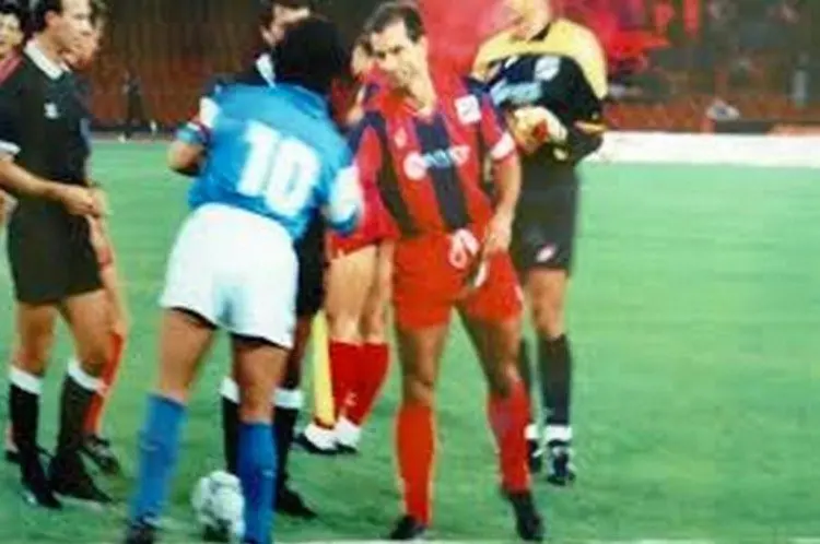 Diego Armando Maradona vinse un mondiale e due scudetti col Napoli
