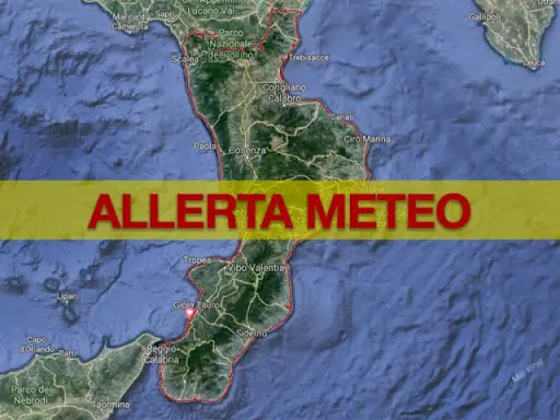 Meteo: aggiornamento del Multirischi Arpacal su precipitazioni sul versante tirrenico