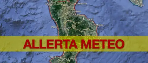 Meteo: aggiornamento del Multirischi Arpacal su precipitazioni sul versante tirrenico