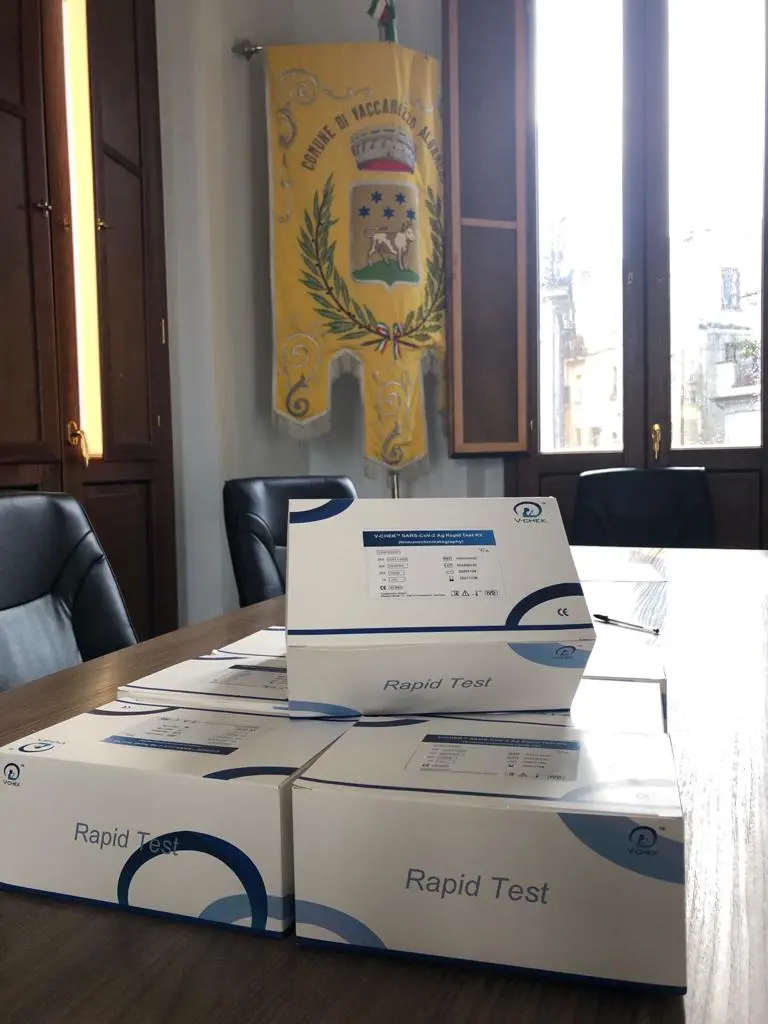 Vaccarizzo, il Comune ha acquistato i tamponi: ecco i dettagli