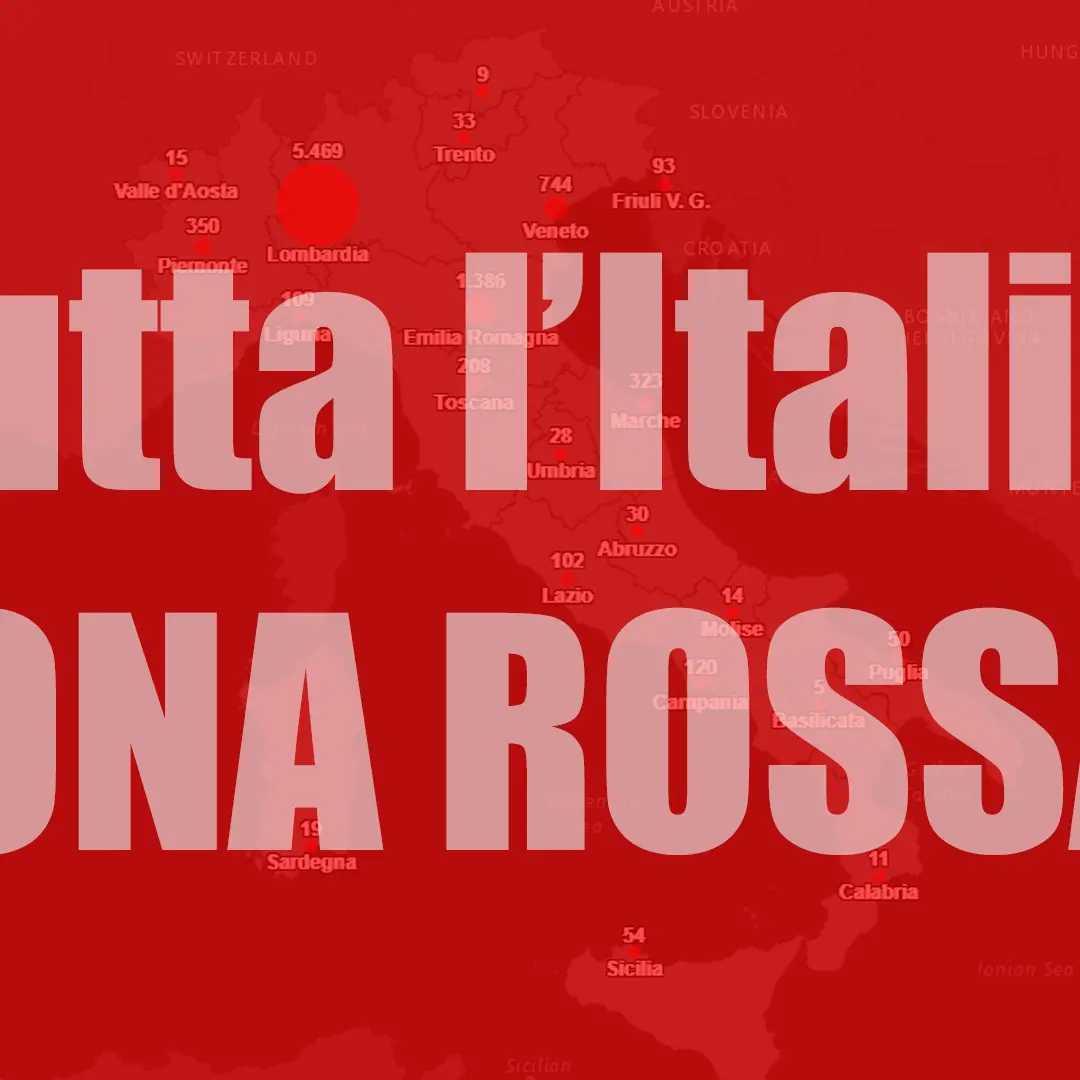 Italia zona rossa a giorni alterni, ecco quali sono