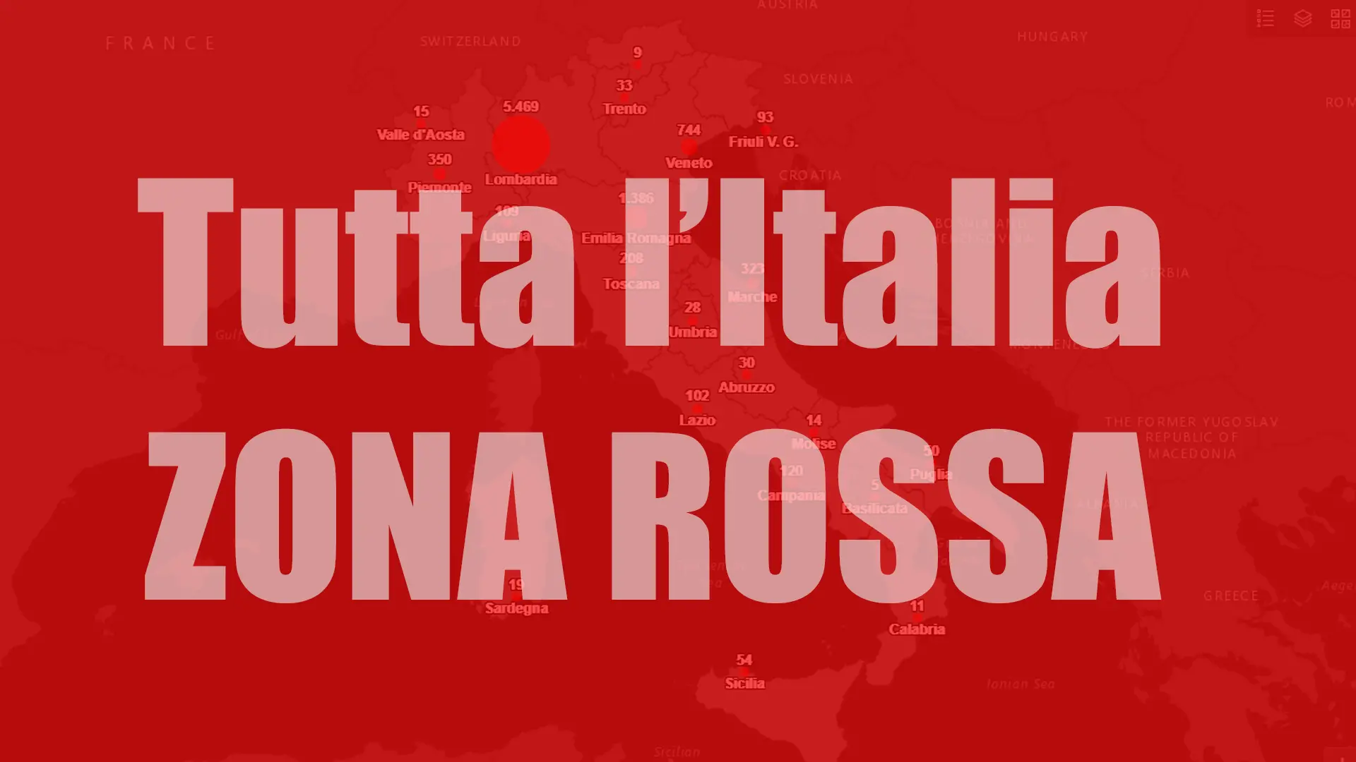 Italia zona rossa a giorni alterni, ecco quali sono