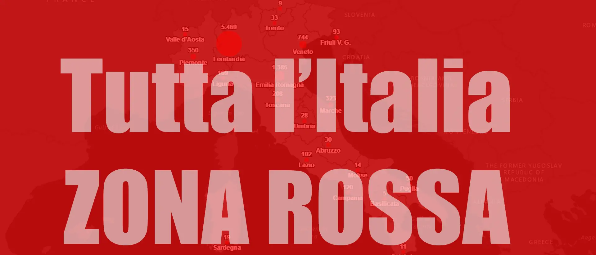 Italia zona rossa a giorni alterni, ecco quali sono