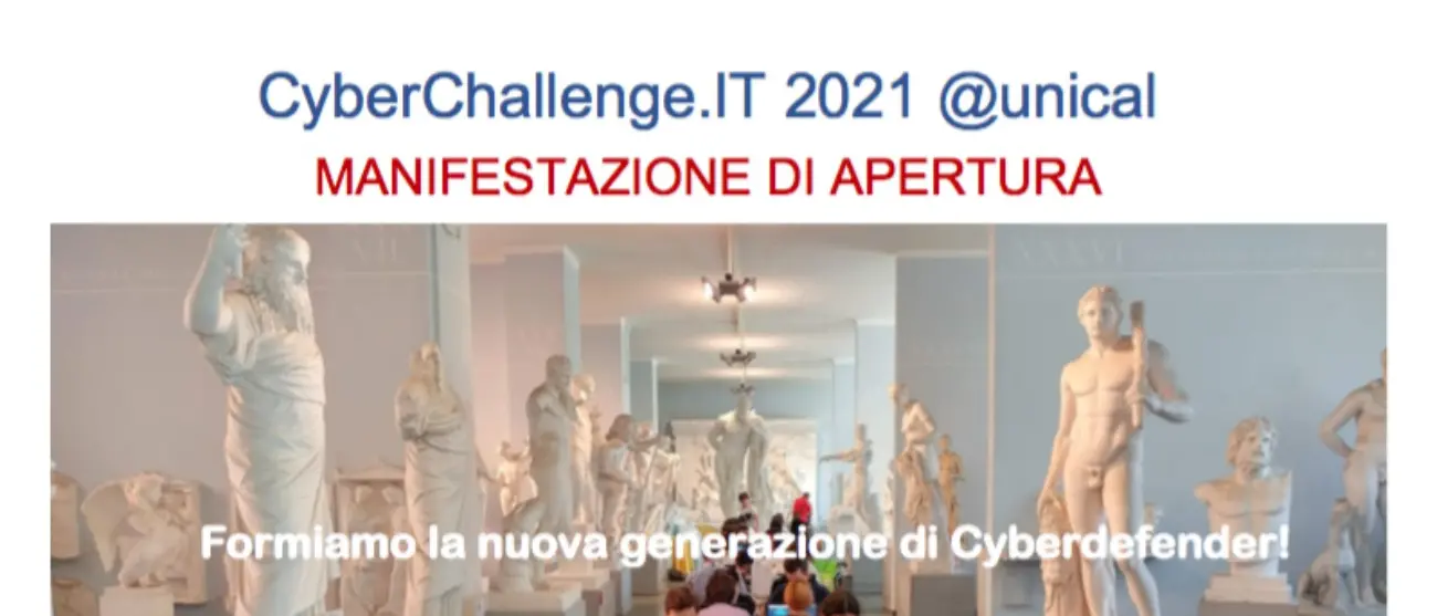 Università della Calabria, parte la nuova CyberChallenge.IT